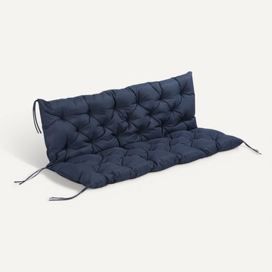 Coussin De Banc 150 X 98 X 8 Cm, épaisse Mousse, Housse En Polyester, Couleur Bleu