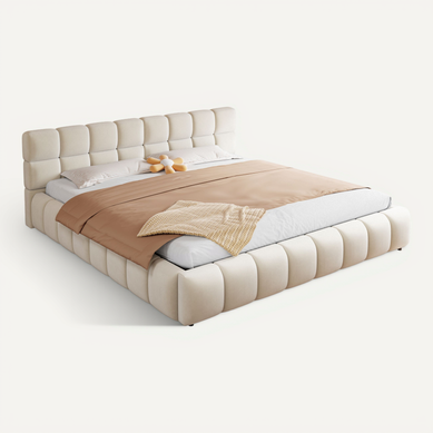 Lit Coffre 180x200 Cm, LED Multicolore, Rangement Caché, Tête De Lit Doux, Velours Beige Lit Coffre 180x200 Cm, LED Multicolore, Rangement Caché, Tête De Lit Doux, Velours Beige