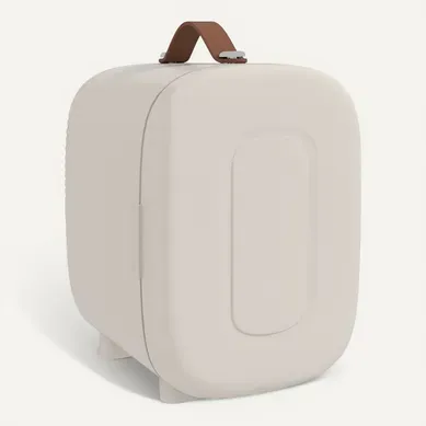 Mini Réfrigérateur Cosmétique 4 L Portable, Chauffant Et Refroidissant, En Aluminium, Crème Mini Réfrigérateur Cosmétique 4 L Portable, Chauffant Et Refroidissant, En Aluminium, Crème