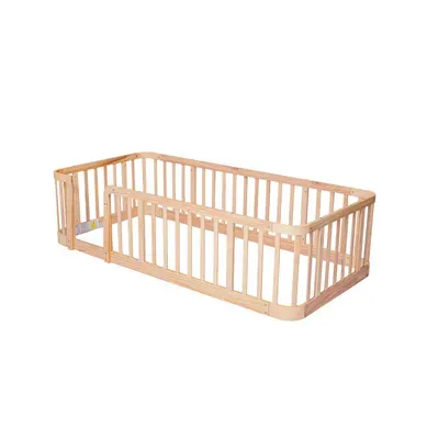 Parc Bébé Modulable 140x200 Cm, En Bois, Naturel Parc Bébé Modulable 140x200 Cm, En Bois, Naturel