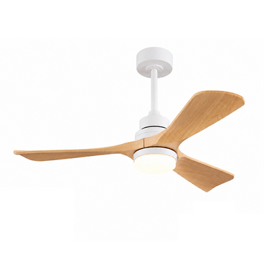Ventilateur De Plafond 42 Pouces Avec Lumière, Télécommande, En Abs, Blanc Et Naturel Ventilateur De Plafond 42 Pouces Avec Lumière, Télécommande, En Abs, Blanc Et Naturel