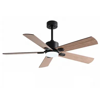 Ventilateur De Plafond 42 Pouces Avec Lumière LED, Télécommande, 5 Pales, En Métal Et Bois Ventilateur De Plafond 42 Pouces Avec Lumière LED, Télécommande, 5 Pales, En Métal Et Bois
