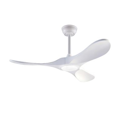 Ventilateur De Plafond 42 Pouces Avec Lumière, Télécommande, En Bois Blanc Ventilateur De Plafond 42 Pouces Avec Lumière, Télécommande, En Bois Blanc