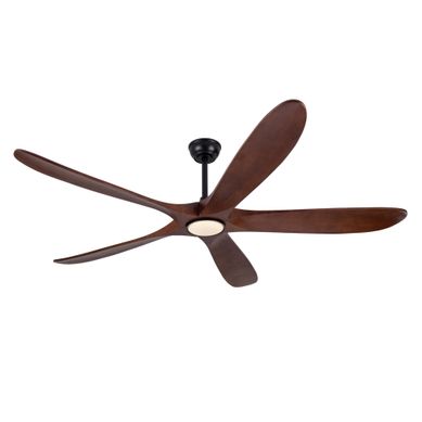 Ventilateur De Plafond 70 Pouces Avec Lumière, En Bois Noyer, 6 Vitesses, LED 3cct Ventilateur De Plafond 70 Pouces Avec Lumière, En Bois Noyer, 6 Vitesses, LED 3cct