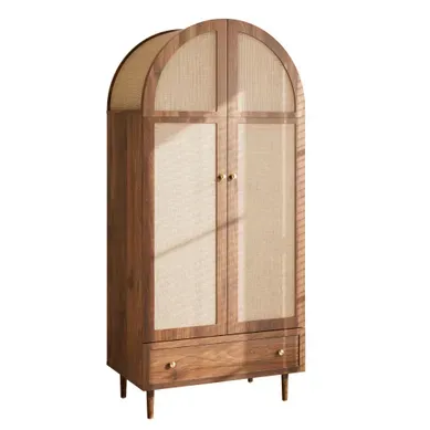 Meuble D’entrée Avec 2 Portes, Tiroir Et Penderie, Style Moderne, Stable Et Pratique, Naturel Meuble D’entrée Avec 2 Portes, Tiroir Et Penderie, Style Moderne, Stable Et Pratique, Naturel