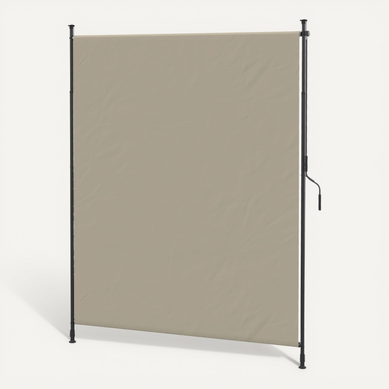 Store Latéral 200 X 215-305 Cm Avec Structure En Aluminium Coloris Sable Store Latéral 200 X 215-305 Cm Avec Structure En Aluminium Coloris Sable