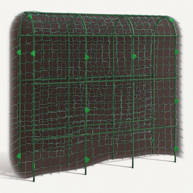 Treillis De Jardin 43 X 182 X 183 Cm Avec Structure En Acier Vert Treillis De Jardin 43 X 182 X 183 Cm Avec Structure En Acier Vert