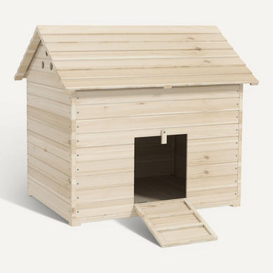 Abri Pour Canards Bois Naturel 100 X 82,5 X 91 Cm Avec Toit Ouvrant Abri Pour Canards Bois Naturel 100 X 82,5 X 91 Cm Avec Toit Ouvrant