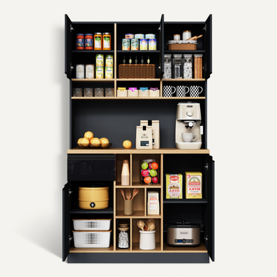 Buffet 105 Cm Avec Structure En Mdf Et Finition Noir Anthracite Buffet 105 Cm Avec Structure En Mdf Et Finition Noir Anthracite