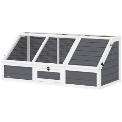 Enclos Pour Tortues Gris Clair 120 X 55 Cm, Design Sans Fond, Usage Extérieur Enclos Pour Tortues Gris Clair 120 X 55 Cm, Design Sans Fond, Usage Extérieur