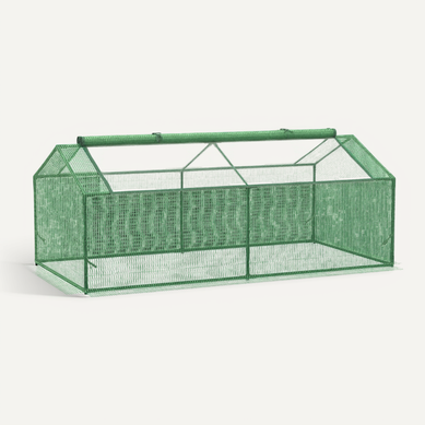 Mini-serre 180 X 90 X 70 Cm Avec Cadre En Métal Verte