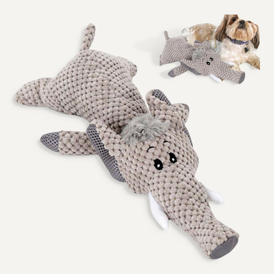 Jouet Pour Chien En Peluche Résistant à Mordre, Jouet Interactif Anti-stress éléphant Jouet Pour Chien En Peluche Résistant à Mordre, Jouet Interactif Anti-stress éléphant