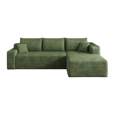 Canapé Compressé D'angle Convertible 3 Places 241x151x58 Cm Vert Sans Montage Canapé Compressé D'angle Convertible 3 Places 241x151x58 Cm Vert Sans Montage
