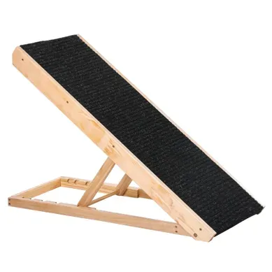 Rampe Réglable Pliable Pour Animal 90 X 40 X 61 Cm Noir Rampe Réglable Pliable Pour Animal 90 X 40 X 61 Cm Noir