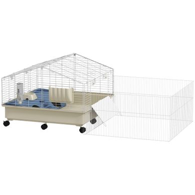Cage Pour Petits Animaux 173 X 88 X 63 Cm Multicolore Cage Pour Petits Animaux 173 X 88 X 63 Cm Multicolore