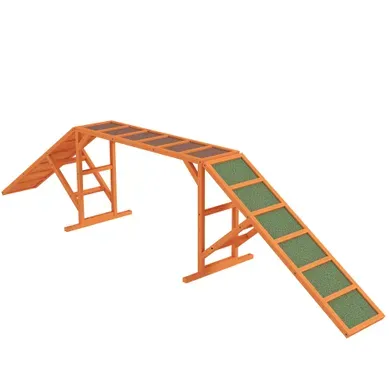 Rampe D'agility Pour Chien 325 X 55 X 69 Cm Orange Rampe D'agility Pour Chien 325 X 55 X 69 Cm Orange