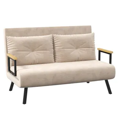Fauteuil Convertible 102 X 73 X 81 Cm Beige