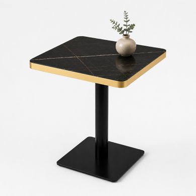 Table De Repas Carrée 60 X 60 Cm Noir Table De Repas Carrée 60 X 60 Cm Noir