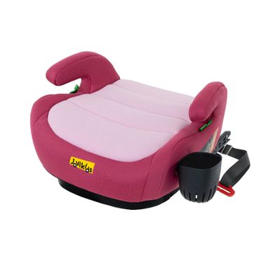 Siège Rehausseur Enfant Isofix Ece R129 125-150 Cm, Housse Lavable, Rose Polypropylène