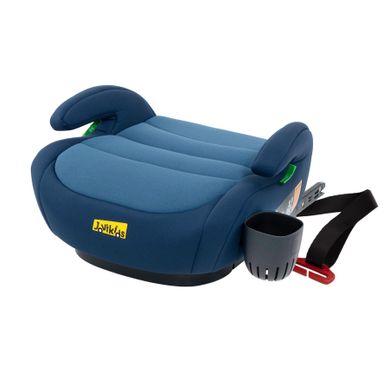 Rehausseur Auto Enfant Isofix Ece R129 125-150 Cm, Housse Lavable, Porte-gobelet, Bleu