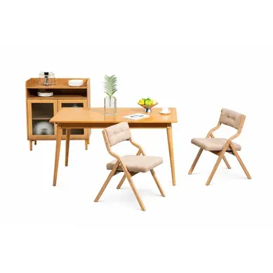 Lot De 2 Chaises De Salle À Manger Pliantes En Velours, Avec Dossier Rembourré, Kaki Lot De 2 Chaises De Salle À Manger Pliantes En Velours, Avec Dossier Rembourré, Kaki