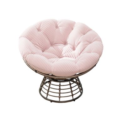Chaise Papasan Pivotante 92 Cm Rose Avec Coussin épais Chaise Papasan Pivotante 92 Cm Rose Avec Coussin épais