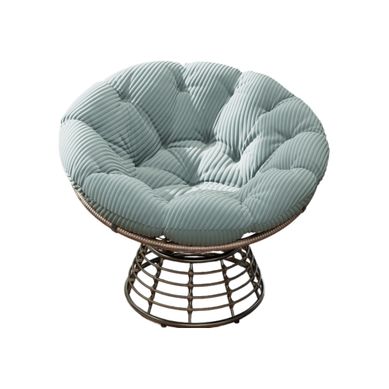 Fauteuil Papasan Pivotant 92 Cm Vert Clair Et Marron Fauteuil Papasan Pivotant 92 Cm Vert Clair Et Marron