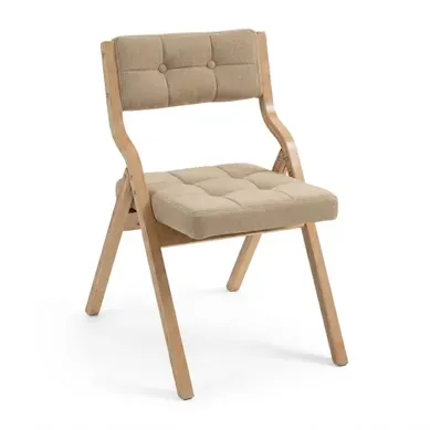 Chaise De Salle À Manger - Lot De 2 - Pliable, Dossier Rembourré - Velours - Kaki Chaise De Salle À Manger - Lot De 2 - Pliable, Dossier Rembourré - Velours - Kaki
