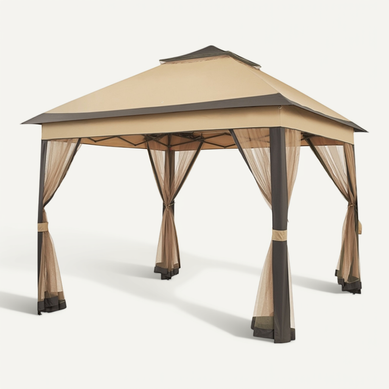 Tonnelle De Jardin Avec Toiles Moustiquaires 3 X 3 M