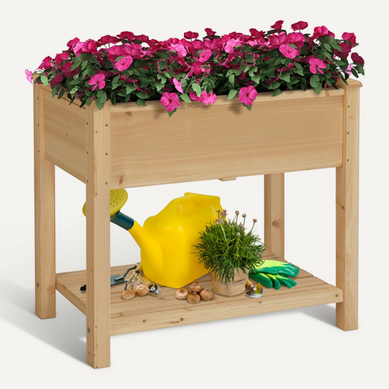 Carré Potager Sur Pied Jardinière Surélevée En Bois Carré Potager Sur Pied Jardinière Surélevée En Bois