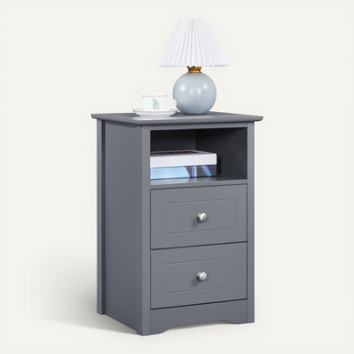 Table De Chevet En Bois, Table De Nuit Chambre Adulte 40 X 35 X 60 Cm