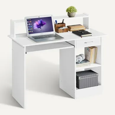 Bureau Droit Informatique Table Pour Étude Blanc