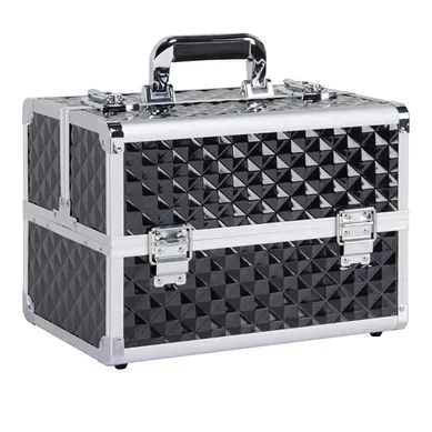 Malette De Maquillage Professionnelle 34,7 X 22,2 X 25 Cm Noir