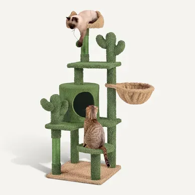 Arbre à Chat Cactus Multiniveau Tour Pour Chat En Peluche 135 Cm Arbre à Chat Cactus Multiniveau Tour Pour Chat En Peluche 135 Cm