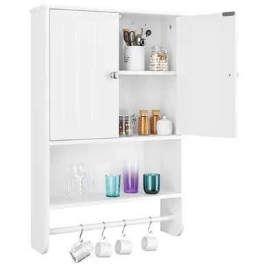 Armoire Murale Suspendus De Salle De Bain 48,5 × 14 × 73 Cm Armoire Murale Suspendus De Salle De Bain 48,5 × 14 × 73 Cm