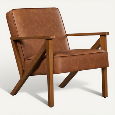Fauteuil Chaise Confortable Pour Salon Chambre Salle De Séjour Bureau Brun Claire Fauteuil Chaise Confortable Pour Salon Chambre Salle De Séjour Bureau Brun Claire