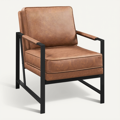 Fauteuil De Salon Confortable Pour Salon Chambre Salle De Séjour Bureau Brun Clair Fauteuil De Salon Confortable Pour Salon Chambre Salle De Séjour Bureau Brun Clair
