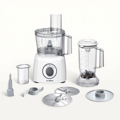 Robot Multifonctions Multitalent3 - Blanc - 800 W - 2 Vitesses Et Pulse - 2,3 L - 1 L - 2 Disques Robot Multifonctions Multitalent3 - Blanc - 800 W - 2 Vitesses Et Pulse - 2,3 L - 1 L - 2 Disques