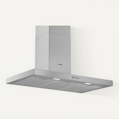 Hotte décorative BOSCH DWB94BC50 90 cm Inox Hotte décorative BOSCH DWB94BC50 90 cm Inox vue de face