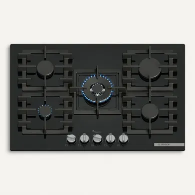 Plaque de cuisson gaz dessus 5 foyers - Ppq7a6i40