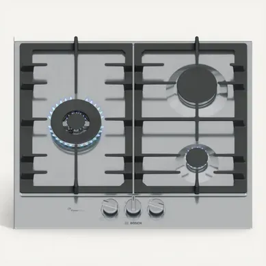 Plaque De Cuisson Gaz 60cm 3 Feux 8000w Inox - PCc6a5i90