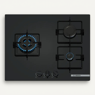Table De Cuisson Gaz 60cm 3 Feux 7300w Pnc6b6k30
