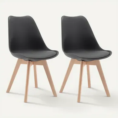 Lot De 2 Chaise De Salle à Manger. Chaise De Cuisine.Pied En Bois. Style Nordique. Gris Lot De 2 Chaise De Salle à Manger. Chaise De Cuisine.Pied En Bois. Style Nordique. Gris