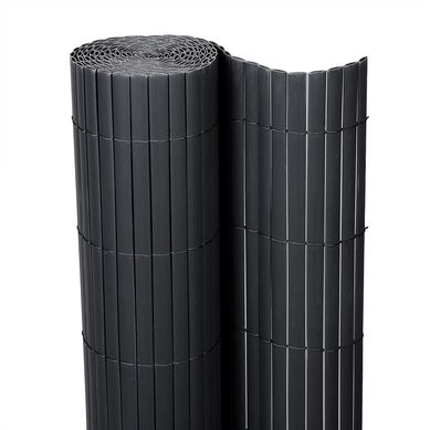 Canisse Pvc Pour Jardin Balcon Terrasse.balcon Clôture Brise-vent.brise Vue 400x120 Cm.gris Canisse Pvc Pour Jardin Balcon Terrasse.balcon Clôture Brise-vent.brise Vue 400x120 Cm.gris