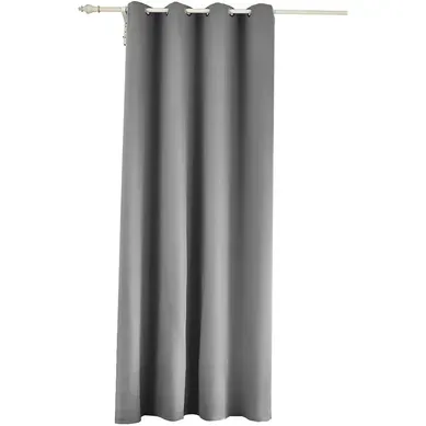 1 Pièce Rideau Occultant En Polyester. Rideau Opaque Suspension à Oeillets.135x225cm.gris Foncé. 1 Pièce Rideau Occultant En Polyester. Rideau Opaque Suspension à Oeillets.135x225cm.gris Foncé.