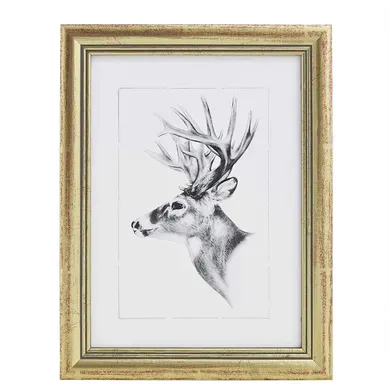 1 Pièce Cadre De Photo En Bois Artos Style Façade En Verre.30x40 Cm.or 1 Pièce Cadre De Photo En Bois Artos Style Façade En Verre.30x40 Cm.or