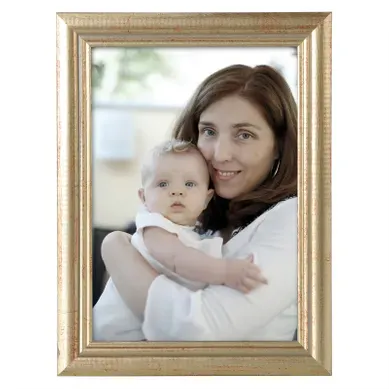 Cadre Photo En Bois Et Vitre. Cadre Photo De Style Artos. Façade En Verre. 40x50 Cm Environ. Or Cadre Photo En Bois Et Vitre. Cadre Photo De Style Artos. Façade En Verre. 40x50 Cm Environ. Or