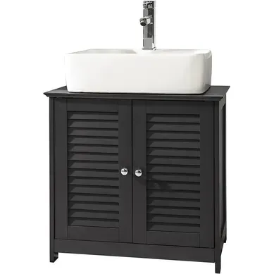 Meuble Sous-lavabo Meuble De Salle De Bain Vasque - 2 Portes Et 2 Étages à L’intérieur, Frg237-dg Meuble Sous-lavabo Meuble De Salle De Bain Vasque - 2 Portes Et 2 Étages à L’intérieur, Frg237-dg
