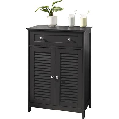 Meuble Bas De Salle De Bain Avec Tiroir Et Cloison Amovible Meuble De Rangement Buffet, Frg238-dg Meuble Bas De Salle De Bain Avec Tiroir Et Cloison Amovible Meuble De Rangement Buffet, Frg238-dg
