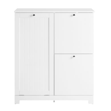 Meuble De Buanderie à 2 Tiroirs Blanc 78x38x90cm Moderne BZr213-w Meuble De Buanderie à 2 Tiroirs Blanc 78x38x90cm Moderne BZr213-w
